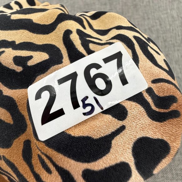 Delusional Mini Bodycon‎ Sexy Dress Animal Print Ruched Small Flutter Sleeves - Picture 11 of 11